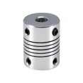 thumbnail image 1 of Aluminum Stable Flexible Coupling, Coupling Flexible Connector, D19 L25 For Servo Motor Cnc Machine, 1 of 8