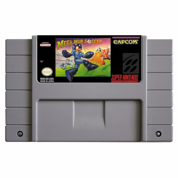 SNES Games Cartridge Mega Man Soccer