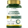 Liposomal Glutathione Supplement 2000mg Per Serving, Upgraded Complex Formula with Pure Reduced Active L Glutathione for Max Antioxidant, Detox, Health Aging and Immune - 60 Softgels