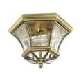 thumbnail image 6 of Livex Lighting Monterey Ceiling Mount in Antique Brass, 6 of 10