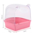 thumbnail image 4 of Parrot Bath Box Hanging Anti-skid Bird Bathing Tub Parrot Bath Tub for Budgie, 4 of 4