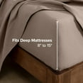 thumbnail image 4 of Bare Home Flannel Fitted Sheet - 100% Flannel Cotton - Double Brushed - Full, Taupe, 4 of 8