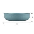thumbnail image 5 of Mainstays - Blue Round Plastic Dinner Bowl, Interwoven Braided Etched, 42-Ounce, 5 of 6