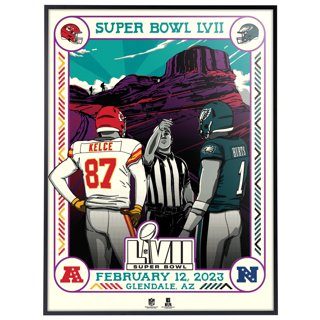 Nick Foles Philadelphia Eagles Phenom Gallery Super Bowl LII MVP 18'' x  24'' Deluxe Framed Serigraph Print