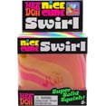 thumbnail image 2 of Schylling NeeDoh Nice Cube Swirl - Sensory Toy with a Super Solid Squish - Unique, Swirling Color Blend - Ages 3 and Up - Orange; One Cube Per Pack, 2 of 4