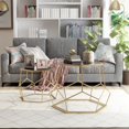thumbnail image 3 of Furniture of America Boris Metal 2-Piece Nesting Accent Table Set, 3 of 3
