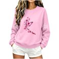 thumbnail image 2 of QINGFSAP Womens Graphic Tops Long Sleeve Crew Neck Casual Loose Fit Sweatshirt, 2 of 6