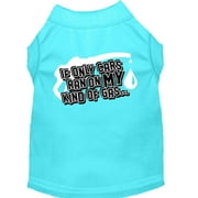 Pet Dog Cat Shirt Screen Printed, "If Only Cars Ran On My Kind Of Gas"