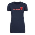 thumbnail image 2 of I'm going solo Ladies funny T-shirts, Beer T-shirts, Graphic T-shirts for Women - Heather Navy MH200WFUN S7 M, 2 of 3