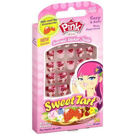 Kiss PSC02 Pink Sticker Nails