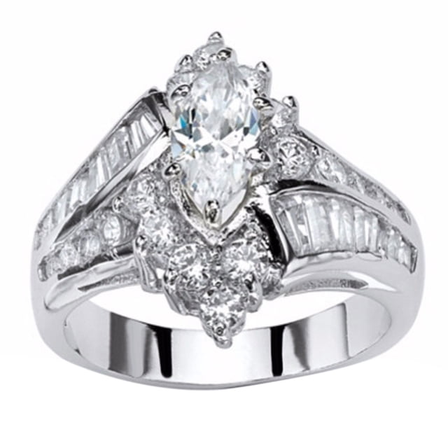 Kcodviy Hand Jewelry Cut Diamond Open Ring Engagement Anniversary Ring Jewelry Thick Rings Small Rings Cute Simple Rings Pointer Finger Rings for Women