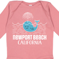 thumbnail image 4 of Inktastic Newport Beach California Whale Watching Boys or Girls Long Sleeve Baby Bodysuit, 4 of 5