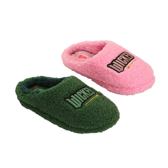 Wicked: Part 1 Logo Bestie Women's Scuff Slippers-Small