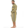 thumbnail image 3 of Notus Shawl Collar Bathrobe for Men Soft Spa Nightgowns 100% Cotton Terry robes for Women - Towel Bathrobe Unisex Terry Cloth Bathrobe, Soft Shower Spa Robe Multi Mustard S, 3 of 7