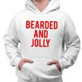 thumbnail image 2 of Bearded and Jolly Hoodie Sweatshirt Unisex 4X-Large White, 2 of 5