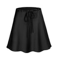 thumbnail image 4 of Angala Satin Slip Midi Skirt With Adjustable Drawstring Waist Casual Elegant Ladies Wrap Mini Skirt For Summer Fashion Beautiful Stylish Women's Skirt, 4 of 4
