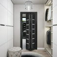 thumbnail image 3 of Sliding Closet Bi-fold Doors | Quadro 4088 Matte Black with Frosted Glass, 3 of 5