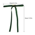 thumbnail image 2 of LOLIPPYY 24Pcs Dark Green Christmas Bow Decorations with Wired Flexible Styling for Garland and Rustic Presents, 2 of 8