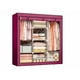 thumbnail image 2 of Closet Armable Armario Zapatero Ropero Organizador De Ropa De Acero Inoxidable Xtellar Color Rosa, 2 of 4