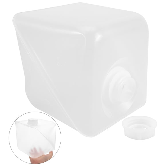 SOPOTUTU Transparent Foldable Water Storage Tank with Large Capacity Made of Durable Plastic for Outdoor Use Camping and Hiking