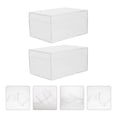 thumbnail image 4 of SHISUYAN Transparent Plastic Poker Cards Box for Storage Use Portable and Lightweight with Unique Design 2 Pieces Small Size, 4 of 8