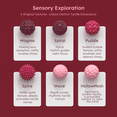 thumbnail image 5 of Kywib Therapy Textured Hand and Muscle Silicone Massage Therapy Ball for Hand and Muscle Relief with Carrying Case, Multicolor, 12 Pack, 5 of 7