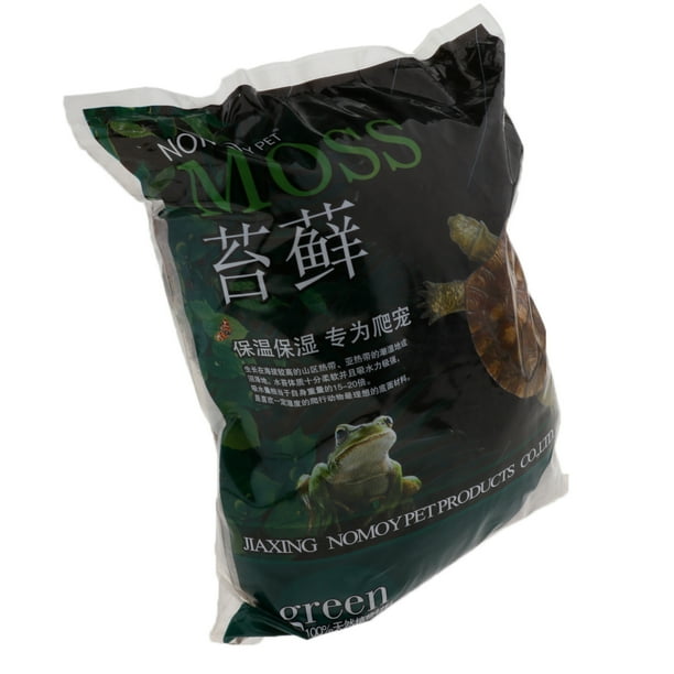 Anfibios Traje de natural para ranas Tortugas Decoración de 500G Yuyangstore Reptil natural musgo verde