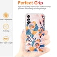 thumbnail image 5 of Dog Flower Case for Samsung Galaxy S23,Aesthetic Colourful Floral Plant Case for Men Women,Unique Soft TPU Bumper Case Cover, 5 of 5