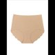 thumbnail image 3 of Bragas Invisibles de Cintura Alta para Mujer, Sin Etiqueta, con Borde Ondulado y Cobertura Total. Caqui XS, 3 of 10
