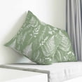 thumbnail image 3 of Sage Green Botanical Pillow Covers 20x20 Inch Decorative Throw Pillow Cover, Farmhouse Country Leaves Plant Sofa Pillowcases Accent Cushion Case Home Decor Bedroom Living Room, 3 of 6