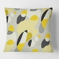 thumbnail image 2 of Designart Abstract Design Retro Pattern V' Mid-Century Modern Throw Pillow - 18x18, 2 of 2