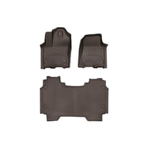WeatherTech FloorLiner HP Custom Fit Floor Mats compatible with Ram Truck 1500, Ram 1500 - 1st & 2nd Row, Cocoa
