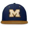 thumbnail image 2 of Men's Fanatics Navy/Brown Michigan Wolverines NoBo Fitted Hat, 2 of 4