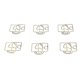 thumbnail image 3 of 100pcs Paper Clips Prevent Slip Camera Shaped Decorative Metal Small Bookmark Paperclips for Paper Document Gold Edition, 3 of 5