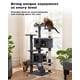 thumbnail image 4 of Mueble de condominio Cat Tree Tower Yaheetech de 137 cm para gatitos, 4 of 9