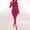 Hot Pink, variant on Womens Autumn And Winter Fashion Set Waist Wrapped Wrapped Skirt Mid Length Skirt Two Piece Set Long Dress Women plus Size Womens Swimwear Pencil Skirt Suits for Women plus Size High Waist Skirt