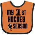 thumbnail image 3 of Inktastic My 1st Hockey Season Boys Baby Bib, 3 of 4