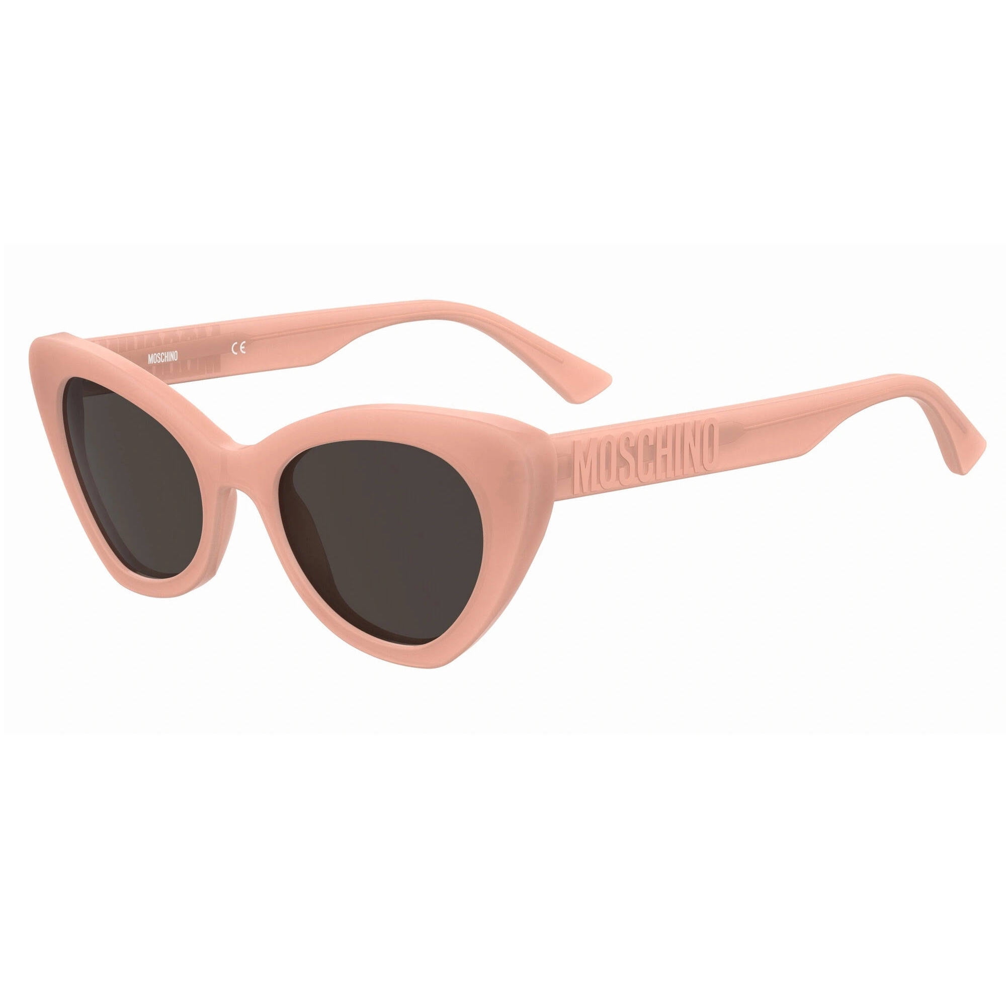Loewe LW40126I 72E Sunglasses Pink Round Frame, Grey Lenses Loewe Grey Cat Eye Ladies Sunglasses LW40126I 01A 49  main image 3
