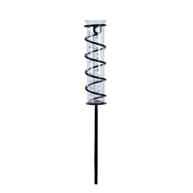 Soil Moisture Meter Rain Gauge Glass Accurate Scale Pitcher Plant Easy To Install Measuring Tool