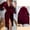 Burgundy Long Robe, variant on Sexy Burgundy Velvet Long Robe Kimono Bathrobe Gown Autumn Winter Women Sleepwear Lace Trim Nightgown Loose Homewear Lounge Wear (Green Long Robe,L)