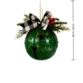 thumbnail image 7 of FeiBiQiuBi Metal Christmas Bell, 14.6 Inch Christmas Jingle Bells with Buffalo Plaid Bow, Farmhouse Hanging Door Decor for Front Door, Porch and Christmas Tree Holiday, 7 of 7