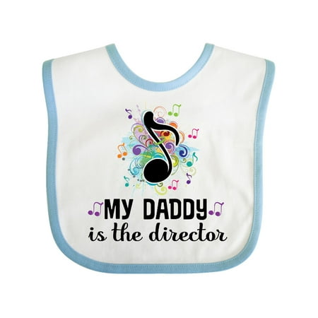 

Inktastic Music Director Daddy School Band Gift Baby Boy or Baby Girl Bib