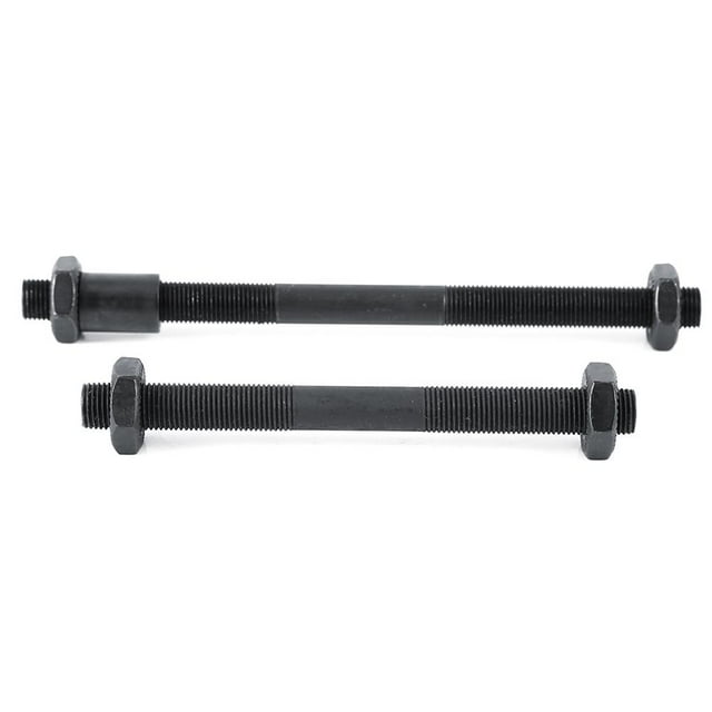 Qiilu Front and Back Axles,Quick Release Hub Hollow,1 Pair Durable Steel Front and Rear Axles Hollow Hub Shaft For Mountain MTB Bicycle
