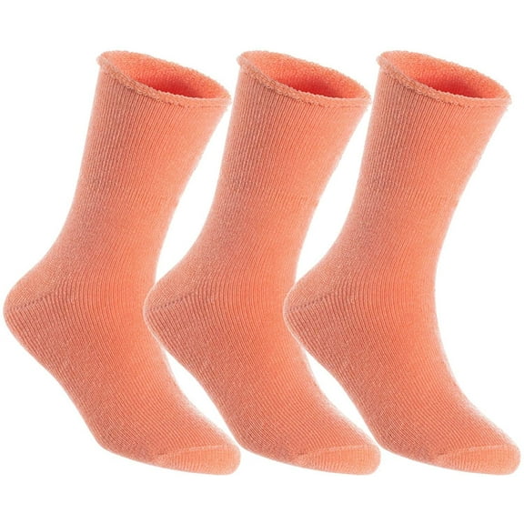 Women's 1 Pairs Truly Beautiful Comfortable Durable Soft Cable-Knit Knee High Socks Triple Stripes SR459-1P One Size (Orange, Black)
