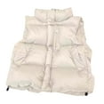 thumbnail image 2 of Piuwrlz Plush Vest Children's Girls Boys Winter Down Vest Cotton Cotton Lightweight Waistcoat Beige Size 4-6 Years, 2 of 3