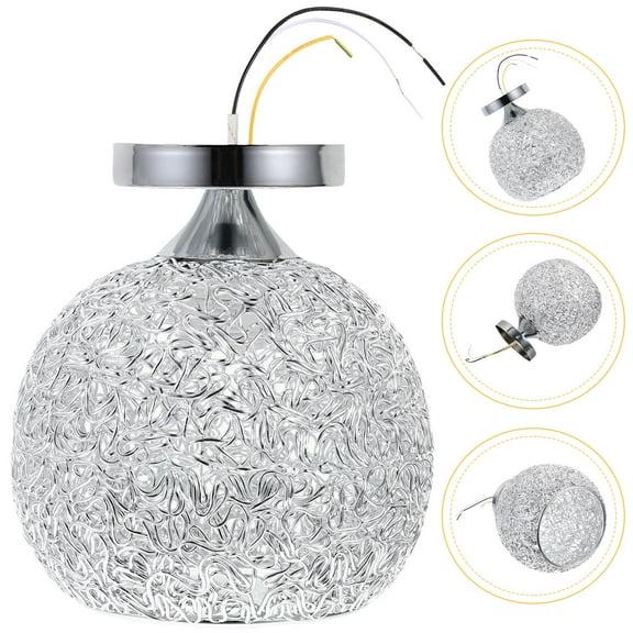 MLINS Simple LED Crystal Ceiling Lights Hanging Crystal Pendant Lamp without Bulb for Living Room Bedroom Corridor