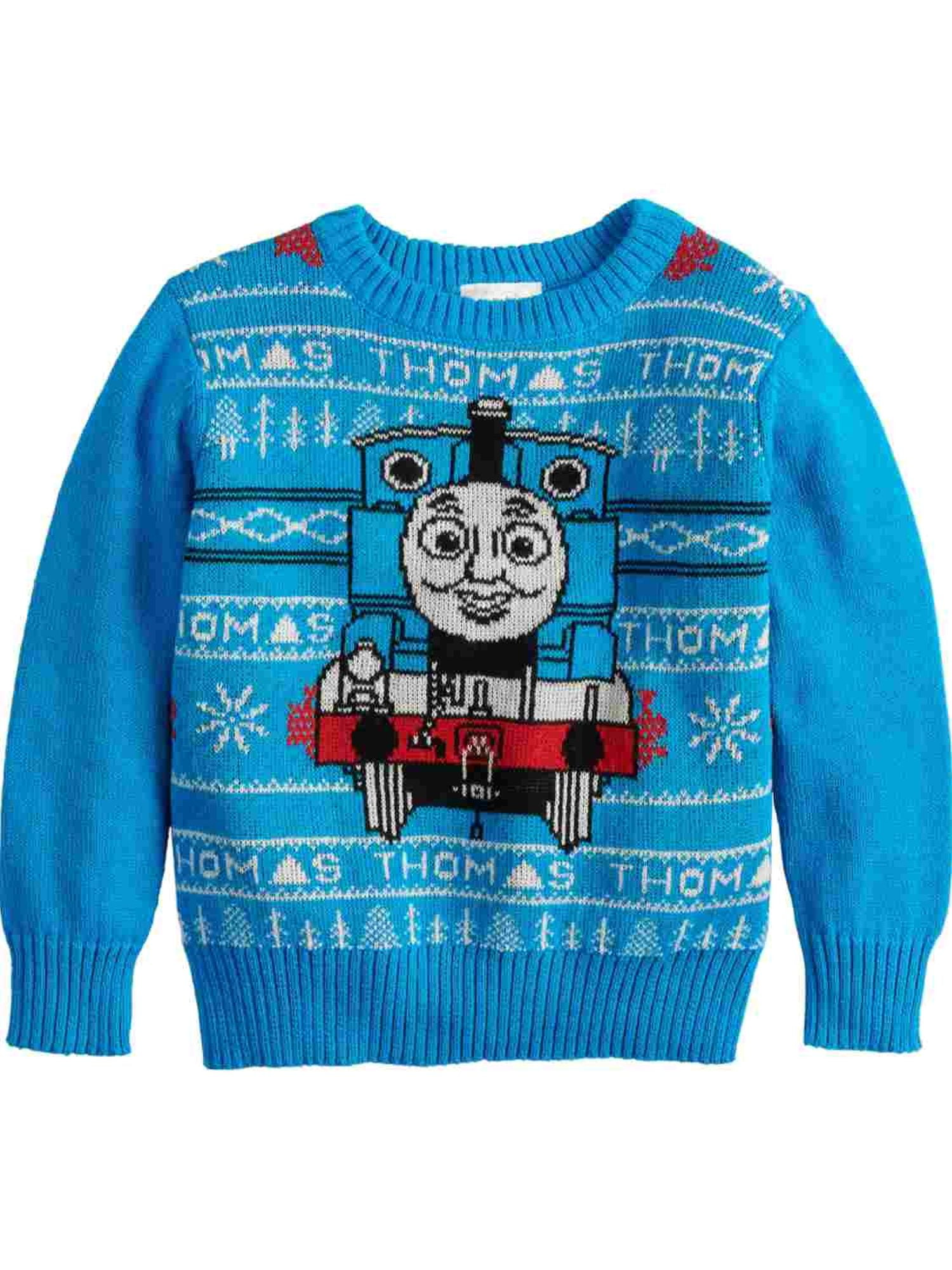 Boys Long Sleeved Top Thomas The Tank Engine official blue 1-6 Years Old