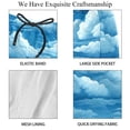 thumbnail image 4 of luoweisi Men's Beach Shorts Quick Dry Swim Trunks with Mesh Lining Clouds S, 4 of 5