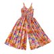 thumbnail image 1 of Odeerbi 7-18 Años Niñas Verano Floral Rompers Algodón Pierna Ancha Jumpsuit Primavera Seda Francés Vacaciones Estilo Tirantes Pantalones, 1 of 3