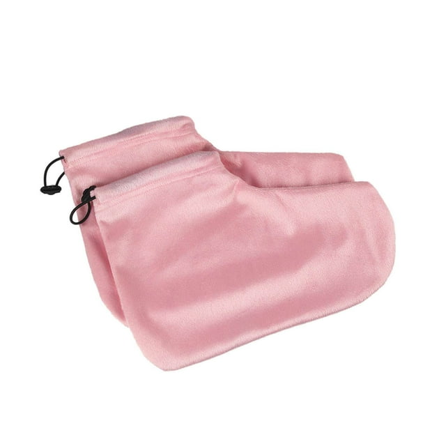 serony Paraffin Wax Mitts for Hand and Feet Keep Warm Nail Art Tools Feet Pink